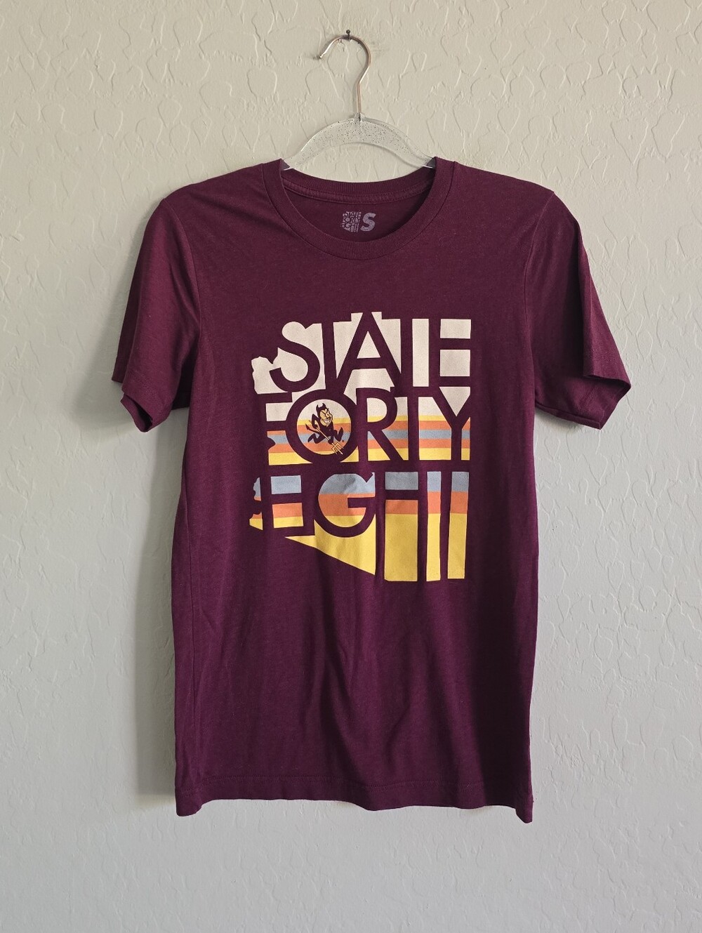 State 48 ASU Sundevils T-shirt Size Small Arizona State University
